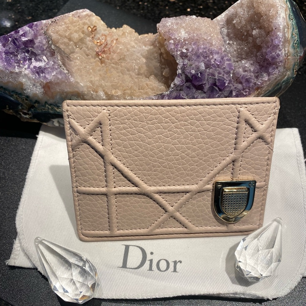 Christian Dior Diorama Leather Card Holder